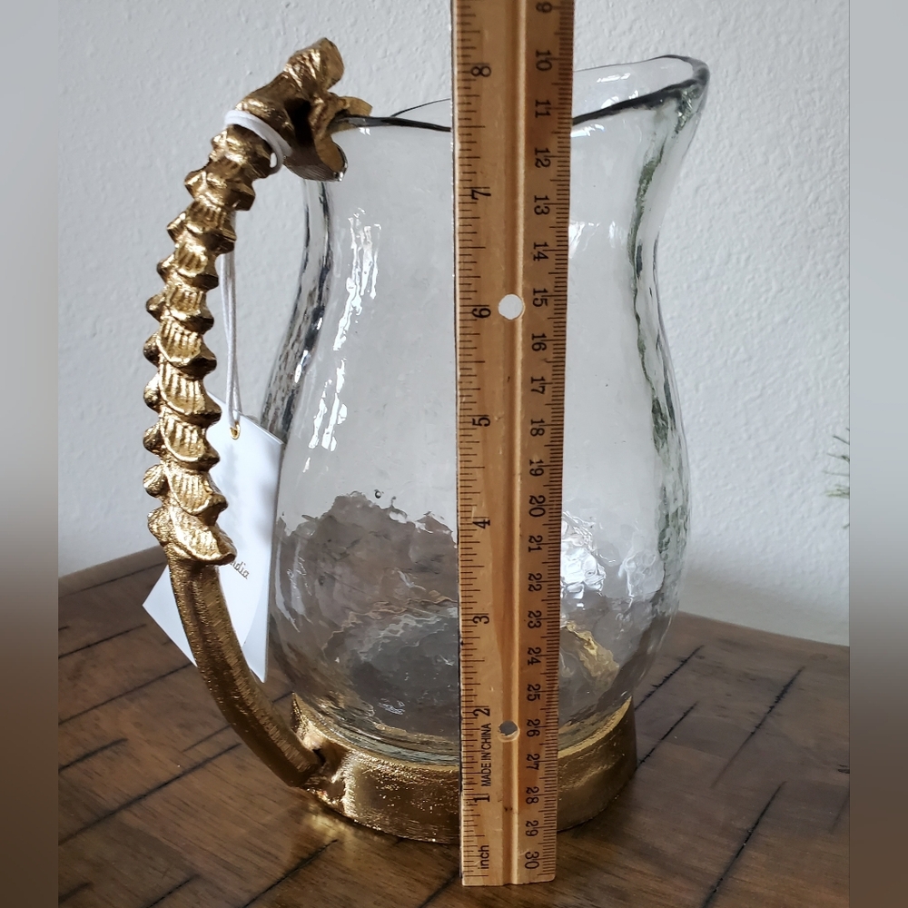 Pine Tree Glass India Pitcher - Picture 7 of 13